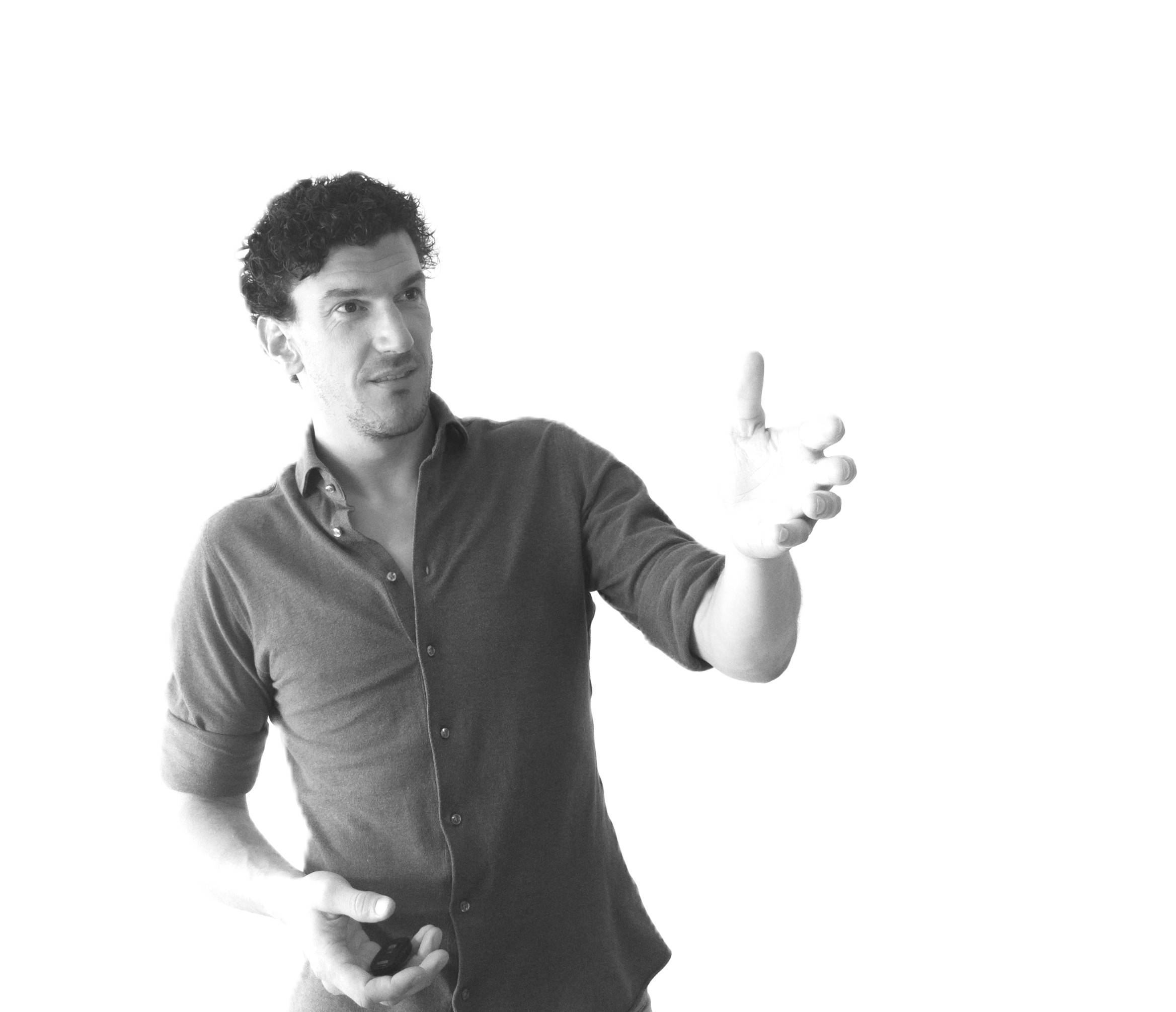 Merijn Albers geeft een training